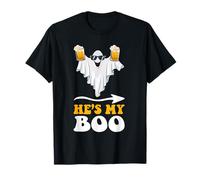 Hes My Boo Cute Matching Couple Halloween Costume Girlfriend T-Shirt
