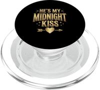 He's My Midnight Kiss Happy New Year Matching Couples PopSockets PopGrip for MagSafe