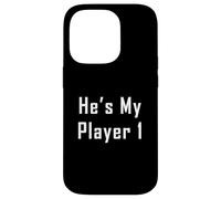 He's My Player One Gift For Gamer Boyfriend Gamer Girl Case for iPhone 14 Pro
