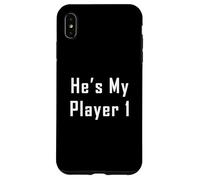 He's My Player One Gift For Gamer Boyfriend Gamer Girl Case for iPhone XS Max