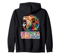 He's Not A Tame Lion Zip Hoodie