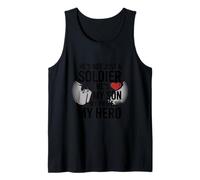 He's Not Just A Soldier He's My Son 4th of July Tank Top