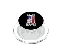 He's Not Just A State Trooper He Is My Son Proud Mom PopSockets PopGrip for MagSafe