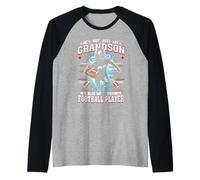 He's Not Just My Grandson He's Favorite Football Player Raglan Baseball Tee