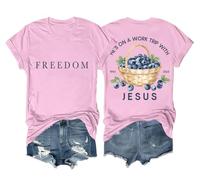 Hes On A Work Trip with Jesus Shirt Christian Religious Faith Jesus Freedom Shirt Unisex Pink