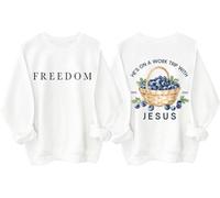 Hes On A Work Trip With Jesus Sweatshirt, He's On A Work Trip With Jesus Shirts For Women Man White