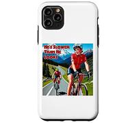 He's Slower Than He Looks Woman Cyclist Case for iPhone 11 Pro Max