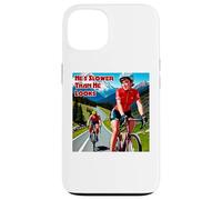He's Slower Than He Looks Woman Cyclist Case for iPhone 13