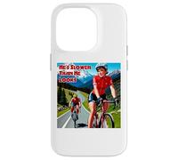He's Slower Than He Looks Woman Cyclist Case for iPhone 14 Pro