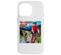 He's Slower Than He Looks Woman Cyclist Case for iPhone 14 Pro Max