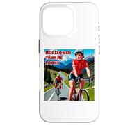 He's Slower Than He Looks Woman Cyclist Case for iPhone 16 Pro