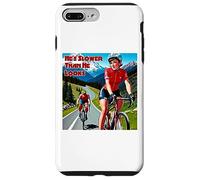 He's Slower Than He Looks Woman Cyclist Case for iPhone 7 Plus/8 Plus