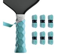 Hesacore Hesatac Overgrip Tape - 6 Pack - Turquoise - for Pickleball, Padel & Tennis - Sweat Absorbing, Soft, Anti-Slip, Stretchable Overgrip