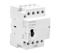 Heschen AC Contactor Manual Control Switch CT1-63M/40 63A 4P 4NO 220V | 35mm DIN Rail Mounting, ac-7a rating, 250v ue 500v ui insulation, manual override handle for quick failure diagnosis