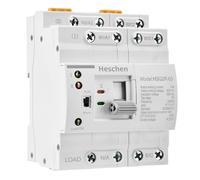 Heschen ATS Dual Power Automatic Transfer Switch, HSG2R-63, 4P, 63A 400VAC, PC Class, Power Supply Controller Uninterrupted Transfer Switch, 35mm DIN Rail Mounting