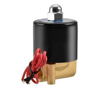 Heschen Brass Electric Solenoid Valve 2W-025-08 PT 1/4 Inch Direct Action Water Normally Closed Replacement Valve (AC220V-NC)