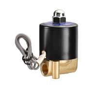 Heschen Brass Electric Solenoid Valve, 2W-025-08, PT1/4'', DC12V, Direct Action Water, Normally Closed Replacement Valve