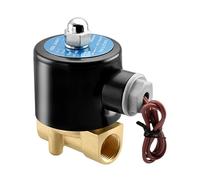 Heschen Brass Electric Solenoid Valve,2w-040-10 3/8 Inch DC 24V Direct Action Water Normally Closed Replacement Valve