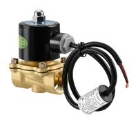 Heschen Brass Electric Solenoid Valve, 2W-200-20J, PT3/4'' Port, Direct Action Water Air, Normally Closed, Replacement Valve (DC 24V)