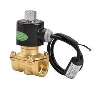 Heschen Brass Electric Solenoid Valve, 2W-200-20KJ, PT3/4'' Port, DC24V, Direct Action Water, Normally Open