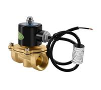 Heschen Brass Electric Solenoid Valve, 2W-250-25J, 1 Inch, DC24V, Direct Action Water Air Gas, Normally Closed Replacement Valve