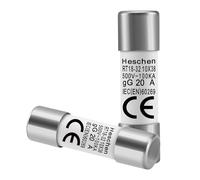 Heschen Ceramic Fuse Link RT18-32 RO15 10x38mm 20A 500V 690V Pack of 20