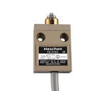 Heschen Compact Prewired Limit Switch, TZ-3103, Cross Roller Plunger, SPDT, Momentary Type, AC250V 5A, IP67 Waterproof