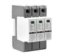 Heschen DC Surge Protective Device for PV, WR-T1T2-DC, 3P 1000VDC, In 20kA, Iimp 7kA, T1+T2 Type, Fire-Proof, 35mm DIN Rail Mounting, CE Listed