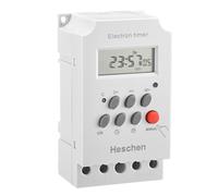 Heschen Digital LCD Power Weekly Programmable Electron Timer Switch, KG316T-II, 220-240VAC 25Amp, 4 Screw Terminals