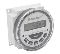 Heschen Digital LCD Power Weekly programmable Timer Relay Switch 220-250 VAC 16 Amp SPST 4 Pin