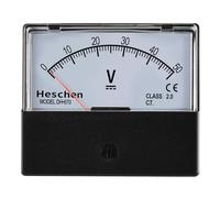 Heschen Electric Circuit Testing Device Voltmeter, DH-670 DC 0-50V Class 2.0, 70x60mm Panel