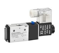 Heschen Electrical Pneumatic Solenoid Valve, 3V210-08-NC, 24VAC PT1/4'', 2 Position 3 Way, Normally Closed Type, Single Coil Pilot-Operated Electric