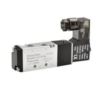 Heschen Electrical Pneumatic Solenoid Valve 4V110-06 24VDC 3W PT1/8 5 Way 2 Position CE