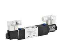 Heschen Electrical Pneumatic Solenoid Valve 4V230C-08 24VDC 4.8W PT1/4 5 Way 3 Position CE