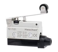 Heschen Horizontal Limit Switch, TZ-7121, Momentray Type, Long Roller Lever Actuator, AC 380V 10A, Single Pole