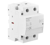 Heschen Household AC Contactor, CT1-100, 2 Pole Two Normally Open, AC 220V/240V Coil Voltage, 35 mm DIN Rail Mount