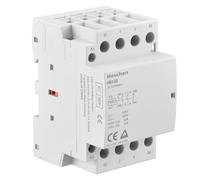 Heschen Household AC Contactor, HS1-32, Ie 32A, 4 Pole 2NO 2NC, AC 220V/240V Coil Voltage, 35mm DIN Rail Mount, TUV Listed