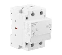 Heschen Household AC Contactor, HSR1-100, Ie 100A, 2 Pole, Two Normally Closed, AC 220V Coil Voltage, 35mm DIN Rail Mount