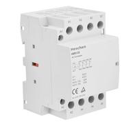 Heschen Household AC Contactor, HSR1-32, Ie 32A, 4 Pole, Four Normally Closed, AC/DC 24V Coil Voltage, 35mm DIN Rail Mount, TUV Listed