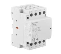 Heschen Household AC Contactor, HSR1-32, Ie 32A, 4 Pole, Four Normally Closed, AC/DC 24V Coil Voltage, 35mm DIN Rail Mount, TUV Listed