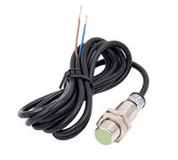 Heschen Inductive Proximity Sensor Switch, PR12-2DO, Cylindrical Type, DC 12-24V, 2-Wire, NO(Normally Open), CE