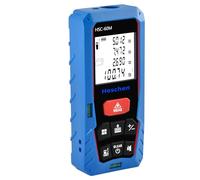 Heschen Laser Distance Meter,with 2 Bubble Levels, Portable Laser Rangefinder Digital Distance Meter, for measuring Distance, Area, Volume (HSC-60M)