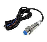 Heschen M12 Capacitive Proximity Sensor Switch Shield Type LJC12A3-2-Z/AX Detector 1-2mm 10-30VDC 200mA NPN Normally Closed(NC) 3 Wires