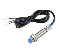 Heschen M12 Inductive Proximity Sensor Switch, Non-shield Type, LJ12A3-4-Z/BY Detector, 4mm, 10-30 VDC, 200mA, PNP NO, 3 Wire, Magnetic Metal, IP67, Blue