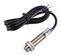 Heschen M12 Inductive Proximity Sensor Switch Shield Type LJ12A3-2-Z/BX Detector 2mm 10-30VDC 200mA NPN Normally Open(NO) 3 Wire