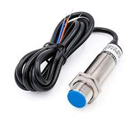 Heschen M18 Capacitive Proximity Sensor Switch Shield Type LJC18A3-5-Z/BX Detector 1-5mm 10-30VDC 200mA NPN Normally Open(NO) 3 Wire (NPN NO)