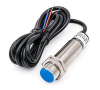 Heschen M18 Capacitive Proximity Sensor Switch Shield Type LJC18A3-5-Z/BY Detector 1-5mm 10-30VDC 200mA PNP Normally Open(NO) 3 Wire