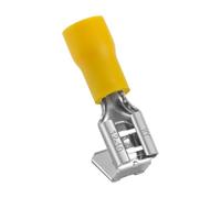 Heschen male multi-stack disconnector spade crimp terminal yellow, PBDD-L, 100 pcs
