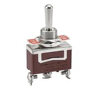 Heschen metal toggle switch SPDT, KN3C-113, ON/OFF/(ON) side momentary 3 position 15A 250VAC