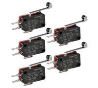 Heschen Micro Switch, V-166-1C25, SPDT, Long Roller Lever, 16A 250VAC, 5PCS